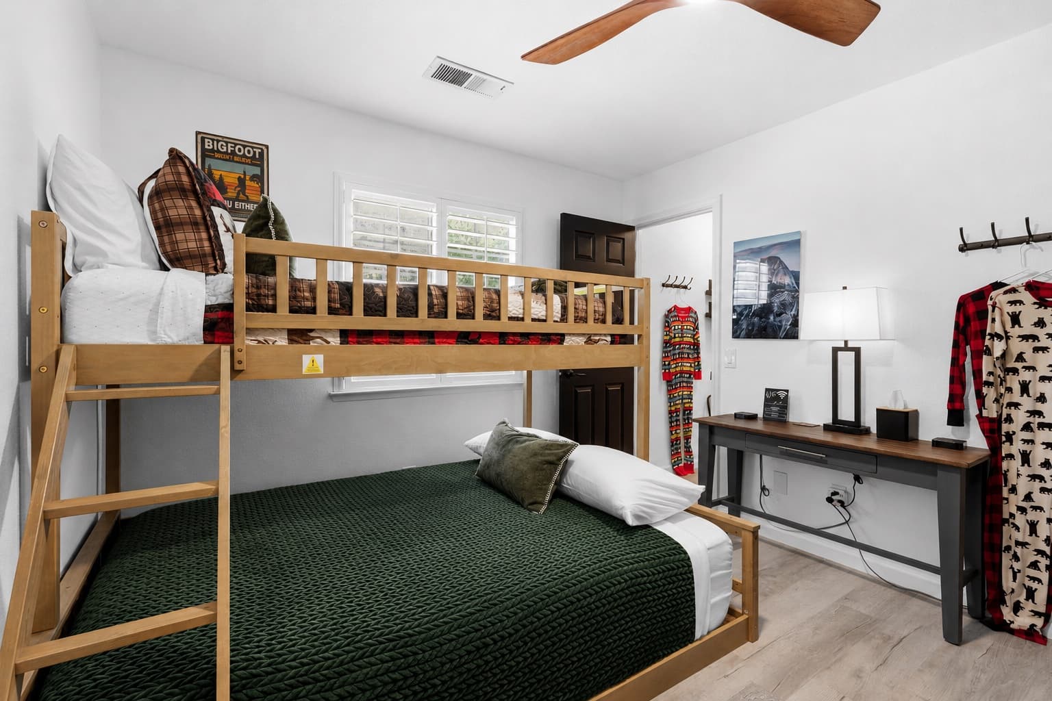 The bunk room